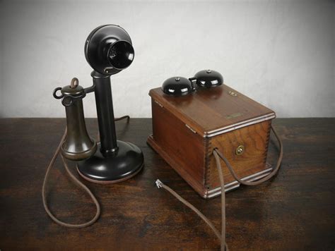 1915 western electric candlestick telephone ringer box|Antique 1915 Western Electric Candlestick Telephone .